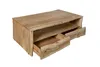 Couchtisch mit Ablage Akazie massiv 130 x 70 x 45 cm Produktbild-Vorschau 5