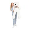 Großer Weißer Teddybär 120cm – XXL Plüschtier, formstabil Produktbild-Vorschau 1