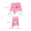 relaxdays Klapphocker faltbar L Pink Produktbild-Vorschau 4