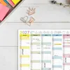 Tafelkalender 2027 Bunt DIN A4 3er Set Halbjahreskalender Produktbild-Vorschau 6