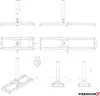 PremiumX PROFI X100-48 SAT Dachsparrenhalter Stahl Produktbild-Vorschau 5