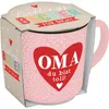 Tazza con aspetto smaltato "Nonna sei grande!" Anteprima dell’immagine prodotto 5