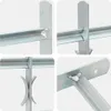 vidaXL Fenstergitter Verstellbar mit 2 Querstäben 1000-1500 Produktbild-Vorschau 1