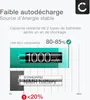 Cellonic Piles rechargeables AAA - 1000mAh - préchargées, Voir les images du produit 2