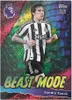 A trading card featuring a soccer player with a fantasy-themed background. Podgląd zdjęcia produktu