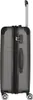 A side view of a gray and black suitcase with its handle extended. Produktbild-Vorschau