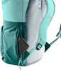 Close-up view of a backpack, showing a side pocket with a smartphone inserted. Produktbild-Vorschau