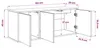 Wandmontierter TV-Schrank RHENEN 102 x 33 x 40 cm Produktbild-Vorschau 8