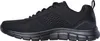A side view of a black Skechers sneaker. Voir les images du produit