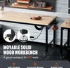 Regulowany stół warsztatowy SucceBuy, 72 x 25 cali, Podgląd zdjęcia produktu 2