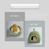A collage showing a pet bed and a pet tent, with text describing its 2-in-1 function. Produktbild-Vorschau