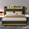 ProximaX Polsterbett 140x200cm mit USB und Steckdosen, Produktbild-Vorschau 1