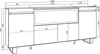 A technical drawing with dimensions of a sideboard. Produktbild-Vorschau