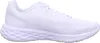 A side view of a white Nike running shoe against a white background. Voir les images du produit