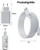 Product dimensions and a coiled charging cable are shown against a white background. Produktbild-Vorschau