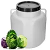 MIKONI Kunststofffass mit Deckel | 30 L | WEISS | Produktbild-Vorschau 1