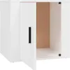 vidaXL Tables de nuit 2 pcs. Blanc 50x39x47 cm Voir les images du produit 9