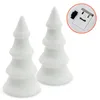 LED Keramik Weihnachtsbaum warm weiß 13 cm - 2er Set - Produktbild-Vorschau 4