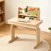 Verstelbaar kinderbureau van massief hout, met een Productafbeelding-voorbeeld 8