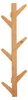 Relaxdays Wandgarderobe aus Bambus, 6 Haken, Garderobe, Produktbild-Vorschau 7