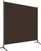 vidaXL Screen Brown 175x180 cm Tkanina Náhled obrázku produktu 1