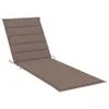 vidaXL Cuscino lettino Taupe 200x70x3 cm Tessuto Oxford Anteprima dell’immagine prodotto 16