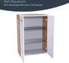 FACKELMANN Doppel-Midischrank MILANO / Badschrank mit Produktbild-Vorschau 5