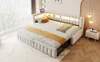 Letto imbottito 90x200 cm con letto estraibile 90x190 cm, Anteprima dell’immagine prodotto 7