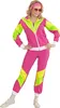 80er Jahre Trainingsanzug pink - Fasching Kostüm Größe: S Produktbild-Vorschau 5