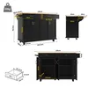 okwish Kuchyňský ostrov 106×50×90,5 cm, kuchyňská skříň, Náhled obrázku produktu 6