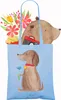Mr. & Mrs. Panda Stoffbeutel Hund Blume - Sky Blue - Produktbild-Vorschau 3