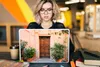 MuchoWow® Laptop Aufkleber Sticker Cover Tür - Holz - Produktbild-Vorschau 5
