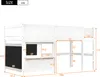 Flieks Hochbett Kinderbett 90x200cm, Spielbett Etagenbett Produktbild-Vorschau 7