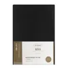 Spannbetttuch mit Gummizug NOVA3 schwarz 100x200 25cm Produktbild-Vorschau 2
