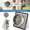 Wetterschutz‑ und Lüftungsgitter 150 mm aus Edelstahl, Produktbild-Vorschau 2