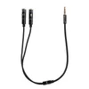3, 5mm Stereo Audio Stecker auf 2 Weibliche Headset Mic Y Produktbild-Vorschau 3