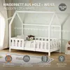 ML-Design Kinderbett 70x140cm mit Rausfallschutz, Dach & Produktbild-Vorschau 2