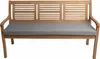 Sitzkissen outdoor 120x60x7cm Grau, bankkissen outdoor, Produktbild-Vorschau 1