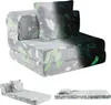 COSTWAY dětská pohovka 3 v 1 svítící ve tmě, dětské křeslo Náhled obrázku produktu 1