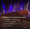 Glow Fire Elektrokamin 'Curie' | LED Standkamin in weiß mit Produktbild-Vorschau 3