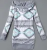 ASKSA Damen Drucken Strickpullover Strickjacke Knopf Produktbild-Vorschau 3