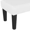 vidaXL Lavica biela 70x30x30 cm Imitácia kože Náhľad obrázku produktu 5