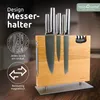 holz4home® Messerblock magnetisch aus Eichenholz I Produktbild-Vorschau 2
