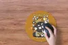 MuchoWow® Mauspad Mousepad Vintage - Bowling - König 30x30 Produktbild-Vorschau 3