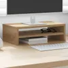 vidaXL Stojan na monitor Artisan dub 42x24x13 cm Materiál Náhľad obrázku produktu 3