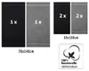 Betz 6-tlg. Handtuch-Set PREMIUM - 2 Liegetücher 4 Produktbild-Vorschau 3