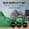 LUMALAND Relax-Set Cord – Sitzsack GIANT (400 L) + Pouf (50 Produktbild-Vorschau 5