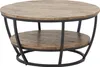 Couchtisch Jambi - Ø87x44cm - Metall/Mangoholz Produktbild-Vorschau 1