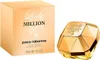 A box and bottle of Paco Rabanne Lady Million Eau de Parfum. Produktbild-Vorschau