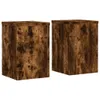 vidaXL Supporto per piante 2 pz. Rovere affumicato 20x20x30 Anteprima dell’immagine prodotto 1